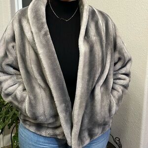 Orlon & Dynel Vintage Coat Size Large